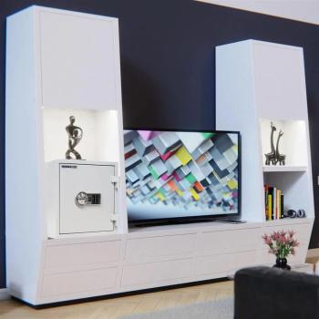 Rottner feuersicherer Dokumententresor S2 Fire Safe 40 Elektronikschloss grau T06018